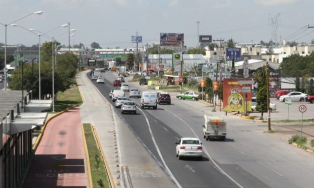 Sopot trabaja en mejoras viales en el Felipe Ángeles