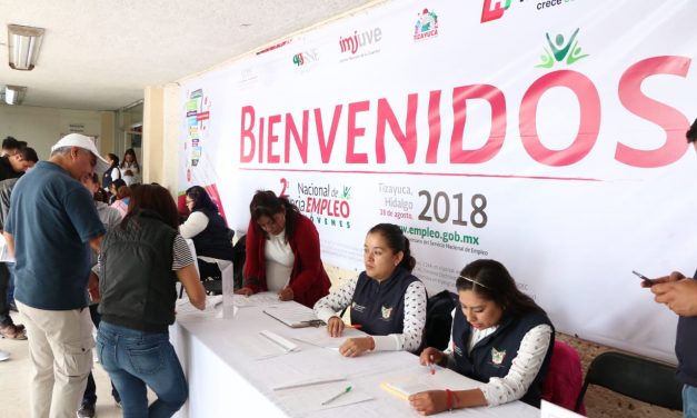 Realizan en Tizayuca Segunda Feria del Empleo