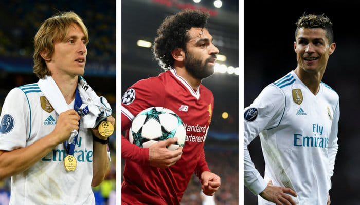 Modric, CR7 y Salah, candidatos a mejor jugador
