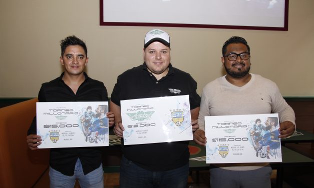 Anuncian Torneo Millonario de Futbol