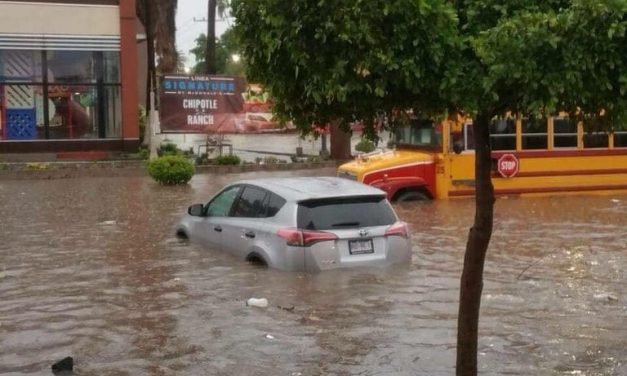 Lluvias inundan Sinaloa