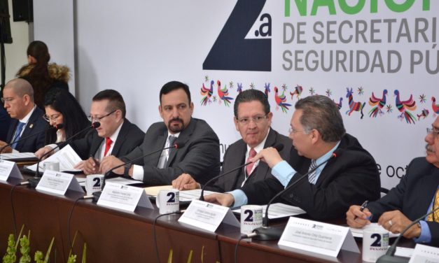 En Hidalgo, realizan reunión de seguridad de la zona centro del país