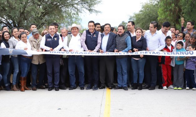 El gobierno estatal invirtió 48.2 MDP en Tezontepec de Aldama