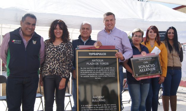Invierten 825 mil pesos en programa de señalética en Tepeapulco
