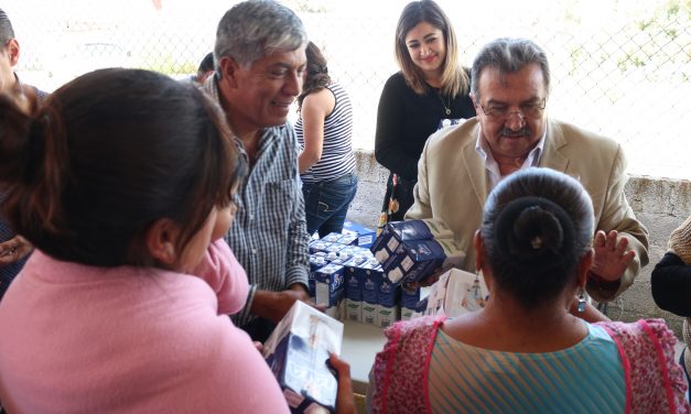 Ayuntamiento de Tizayuca y Fundación LALA donan leche a población vulnerable