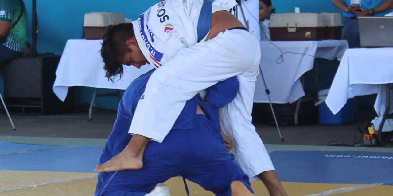 Jorge Flores, en el Mundial Junior de Judo