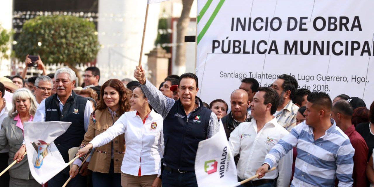 Gobierno estatal inicia obra en Santiago Tulantepec