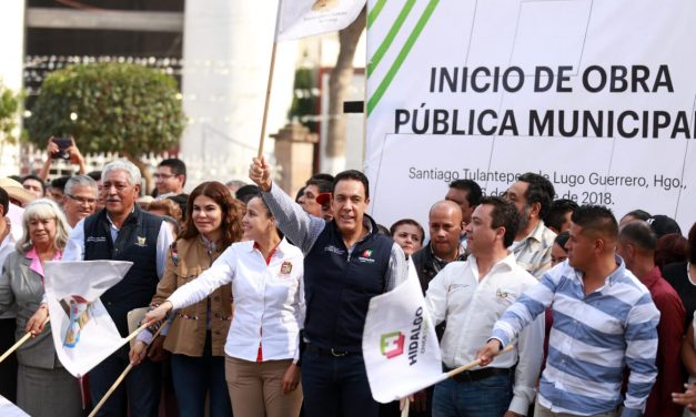 Gobierno estatal inicia obra en Santiago Tulantepec