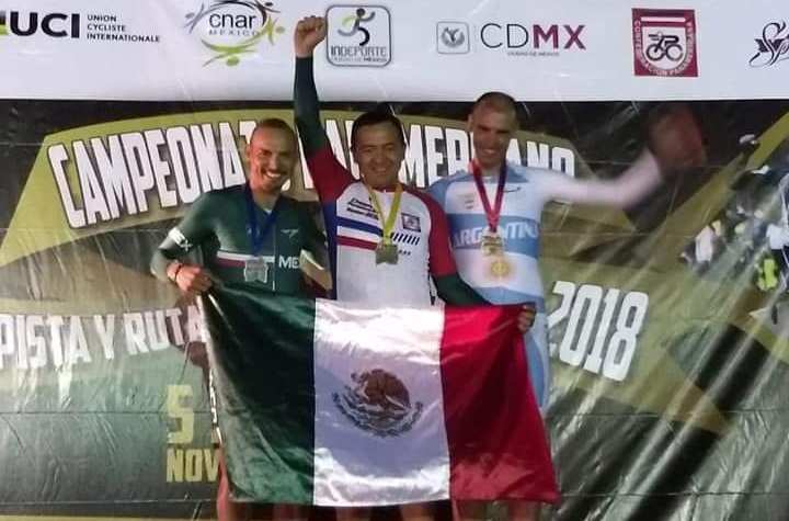 Seis medallas de Carlos Hernández en Panamericano de Ciclismo
