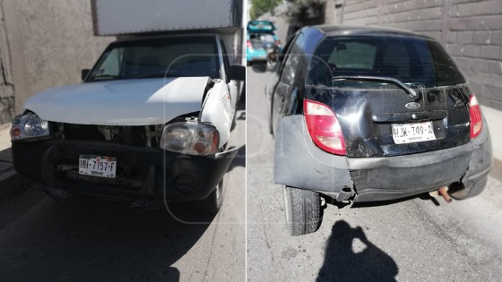 Tres vehículos involucrados en accidente sobre Colosio