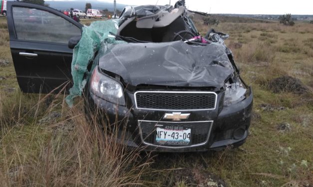 4 muertos en accidente automovilístico en Tulancingo