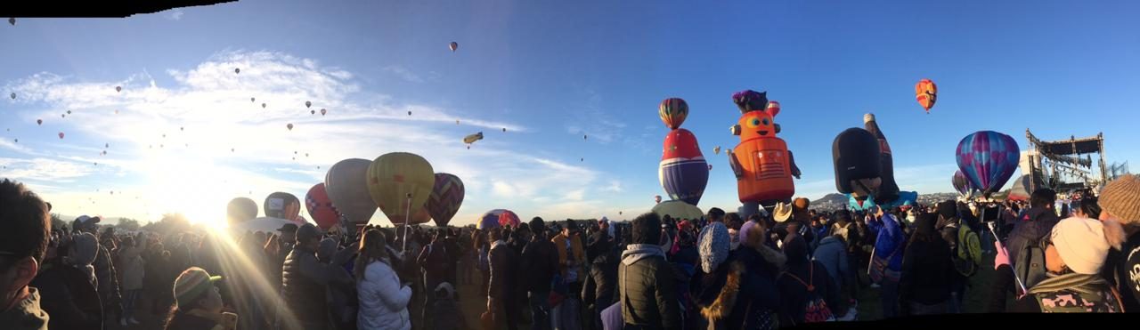 Más de 200 globos participaron en el Festival Internacional de León