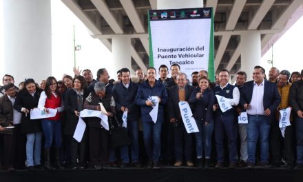 Inaugura Fayad puente de Teocalco