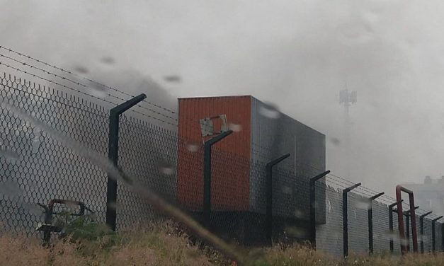 Se incendia estación Xola