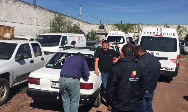 Aseguran vehículos sin concesión que operaban como taxis