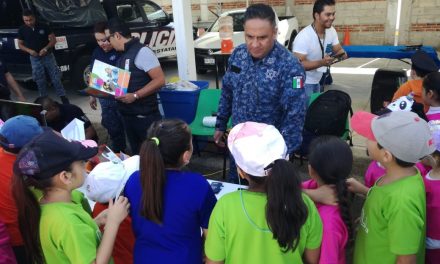 Brinda Policía estatal jornada de seguridad en escuela de Pachuca