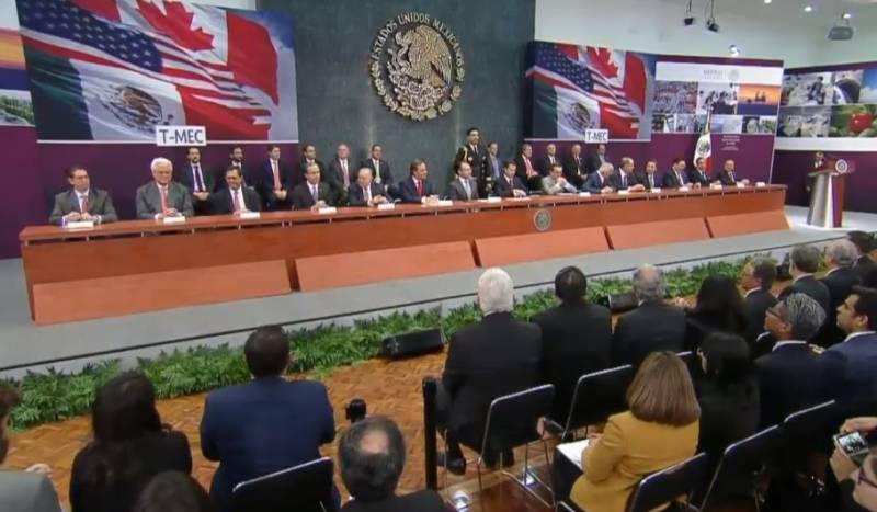Reconoce el Presidente Enrique Peña Nieto al equipo negociador del T-MEC