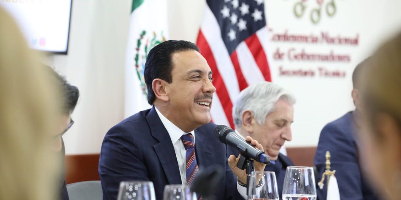 Omar Fayad asiste a reunión de gobernadores con Olga Sánchez Cordero