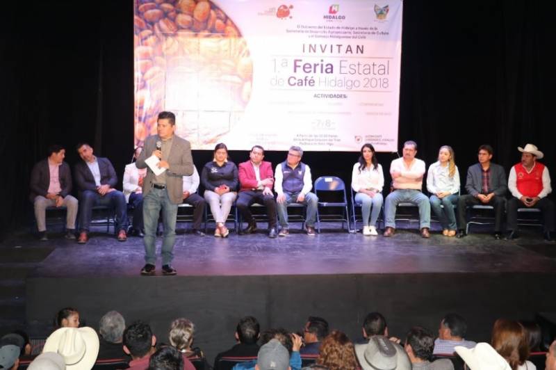 Se lleva a cabo la Primera Feria Estatal del Café en Hidalgo