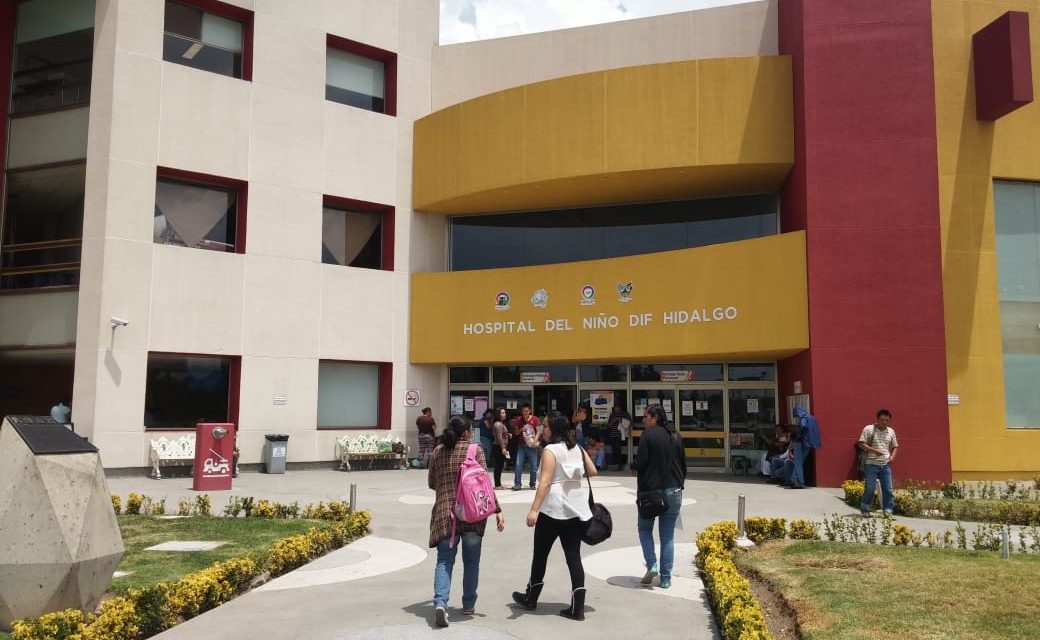 Reprograman consultas en el Hospital Niño DIF Hidalgo