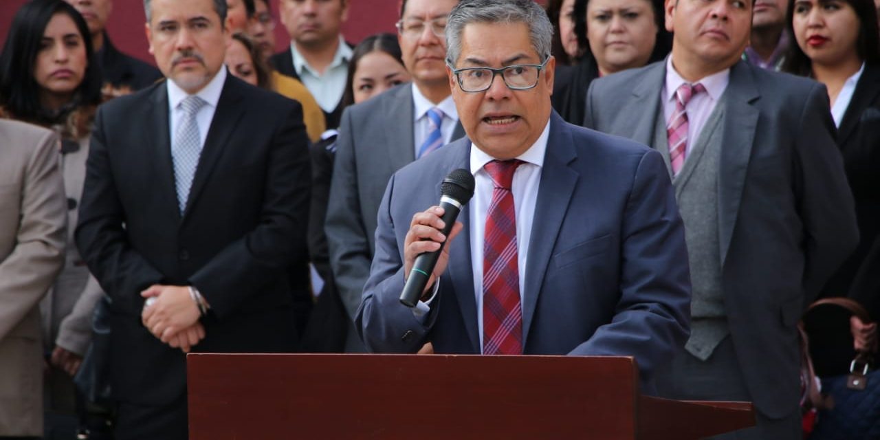 Jueces de Hidalgo se manifiestan en contra de iniciativa de reducción de salarios