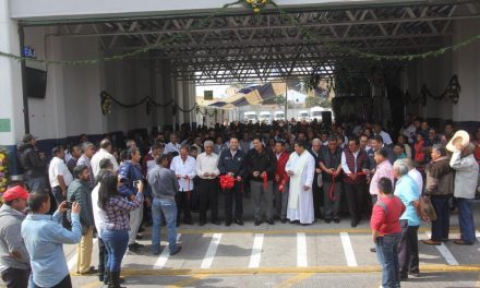 Inauguran base de colectivas en Tulancingo