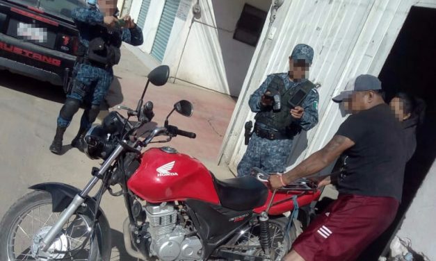 Utilizan dron para recuperar motocicleta robada en Pachuca