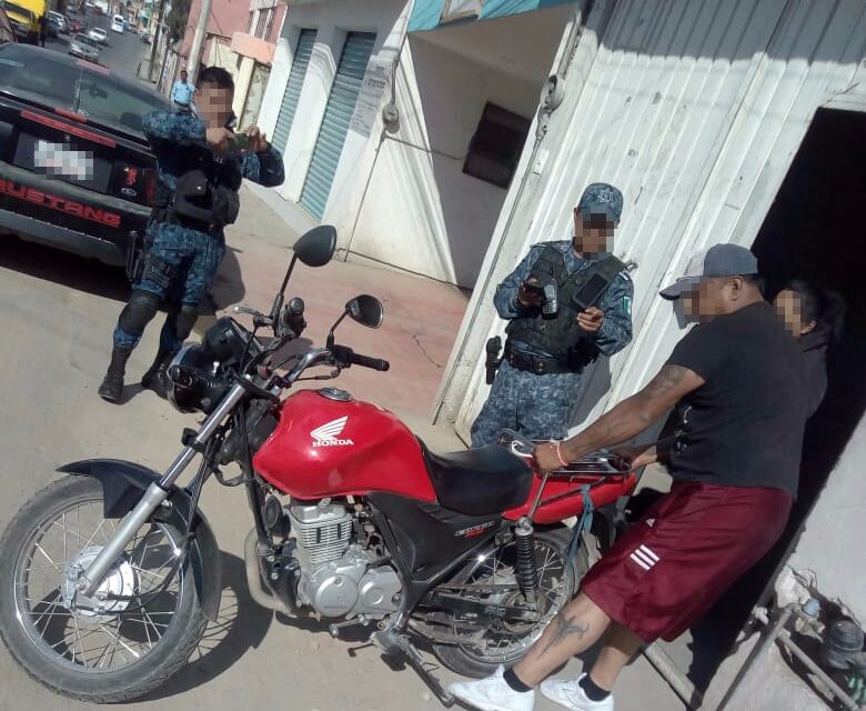 Utilizan dron para recuperar motocicleta robada en Pachuca