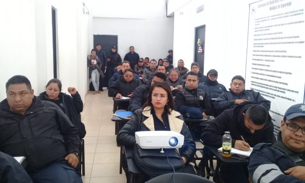 CDHEH capacita a policías de Tizayuca respecto a sus funciones y obligaciones