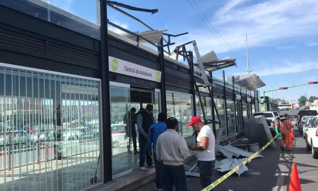 Estación impactada por tráiler se podrá inaugurar en febrero