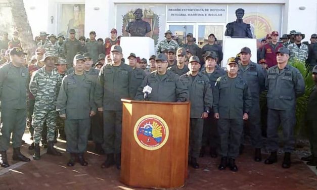 Fuerzas armadas de Venezuela muestran respaldo a Maduro