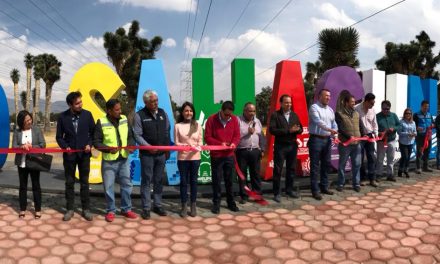 Ciudad Sahagún estrena letras donadas por industriales