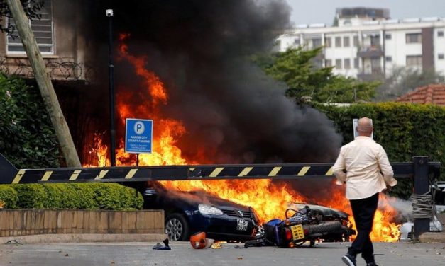 Explosión y tiroteo en Nairobi, Kenia