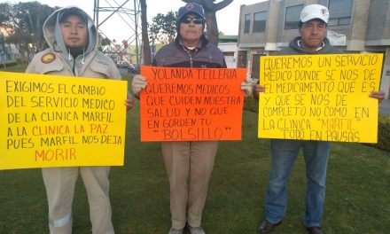 Trabajadores del municipio rechazan a Marfyl para servicios de salud