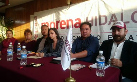 Morena acusa inequidad financiera para partidos políticos en Hidalgo
