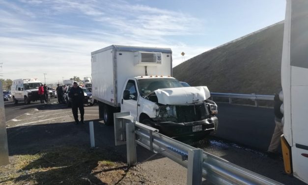 Choque por alcance en la México-Pachuca