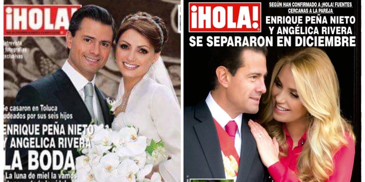 Enrique Peña y Angélica Rivera se habrían separado en diciembre