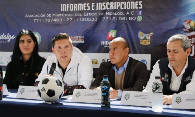 Hidalgo, padrino del Nacional de Mini Futbol 6