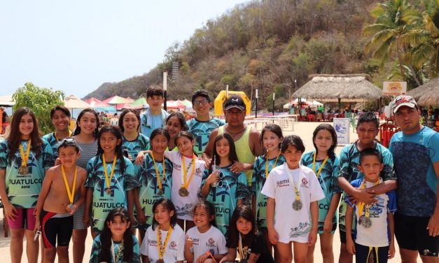 12 medallas para Hidalgo en Maratón de Aguas Abiertas en Huatulco