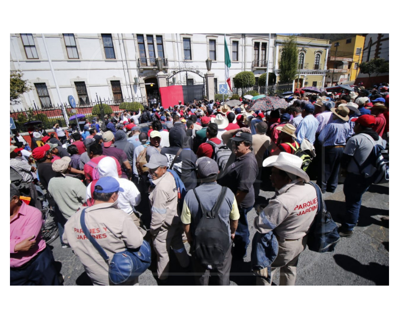 Estalla huelga en el ayuntamiento de Pachuca