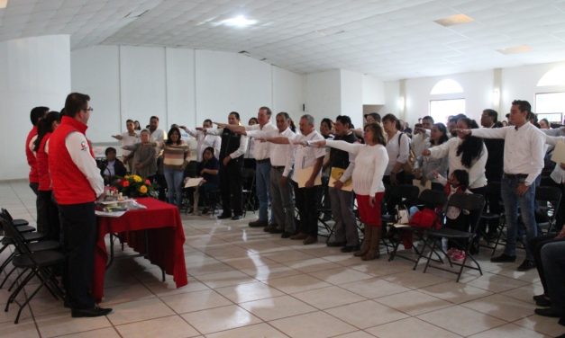 Rinden protesta delegados y subdelegados de Santiago Tulantepec