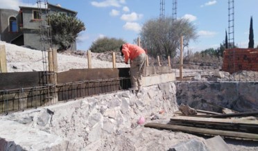 Sopot realiza la construcción de Centro Comunitario en Ixmiquilpan