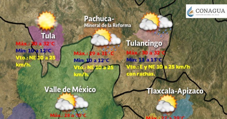 Habrá fin de semana caluroso en Hidalgo