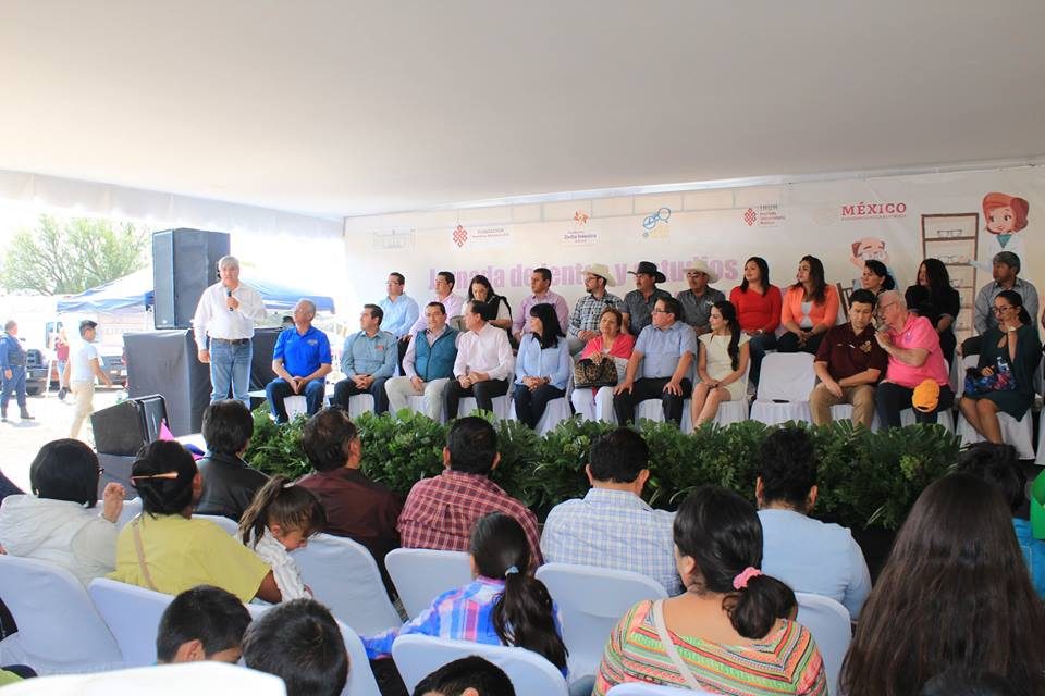 3 mil 500 beneficiarios con Jornada de Lentes gratuitos en Villa de Tezontepec