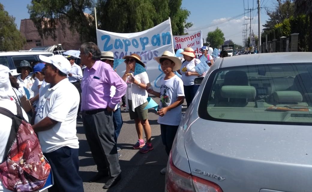 Marchan en Tizayuca en contra de la legalización del aborto