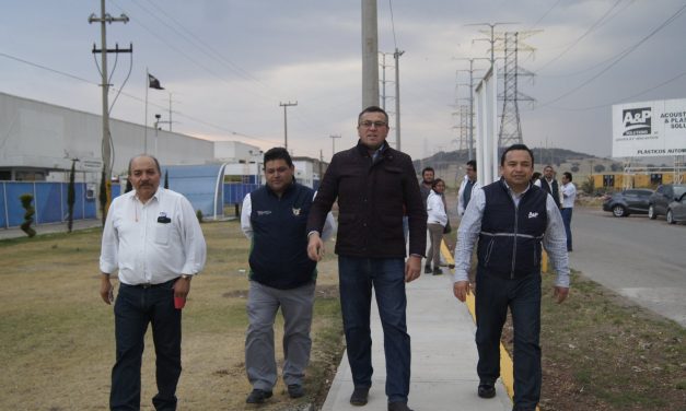 Inauguran Obra para seguridad de trabajadores de corredor industrial