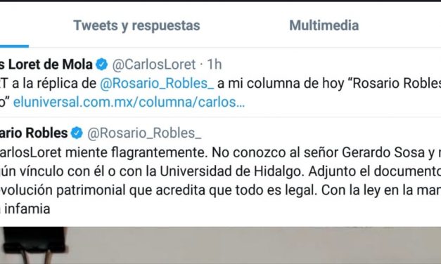 Rosario Robles niega estar ligada a presunto lavado de dinero de la UAEH