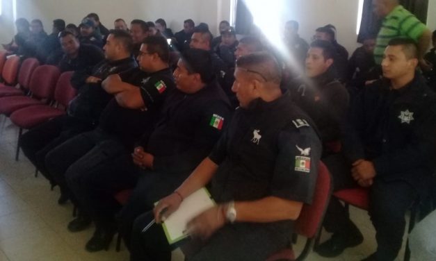 Policías Municipales del Valle de Tizayuca se capacitan en prevención de extorsión