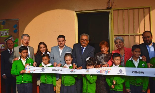 Inauguran primera aula digital de Google en Hidalgo