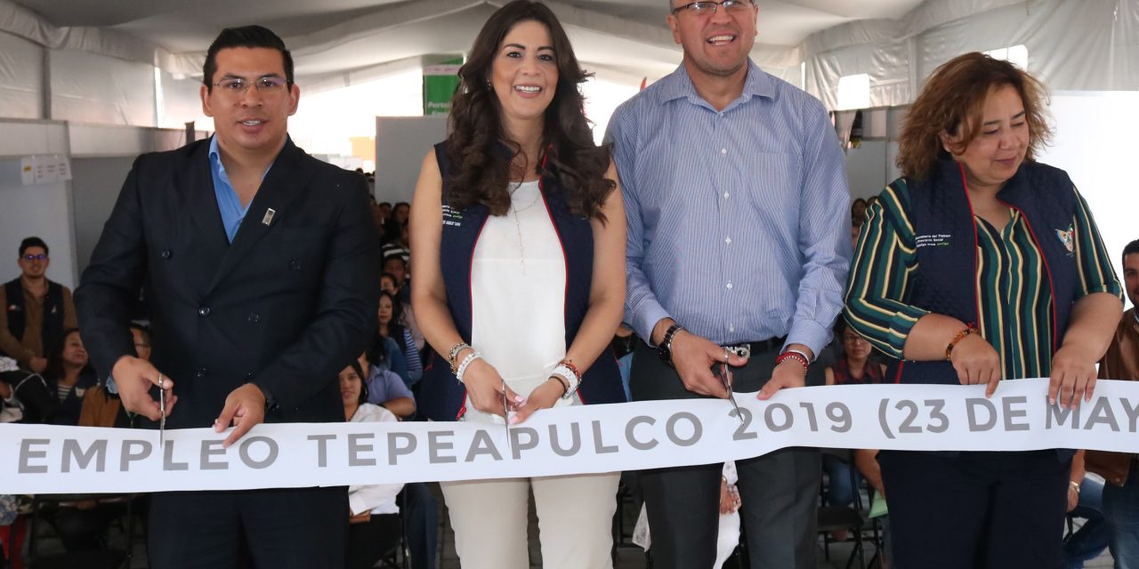 Ofertaron más de 800 empleos en Tepeapulco